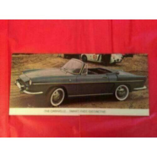 1965 Renault Caravelle Brochure USA