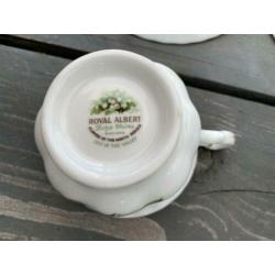 Royal Albert 2 kop en schotel May Lily of The valley