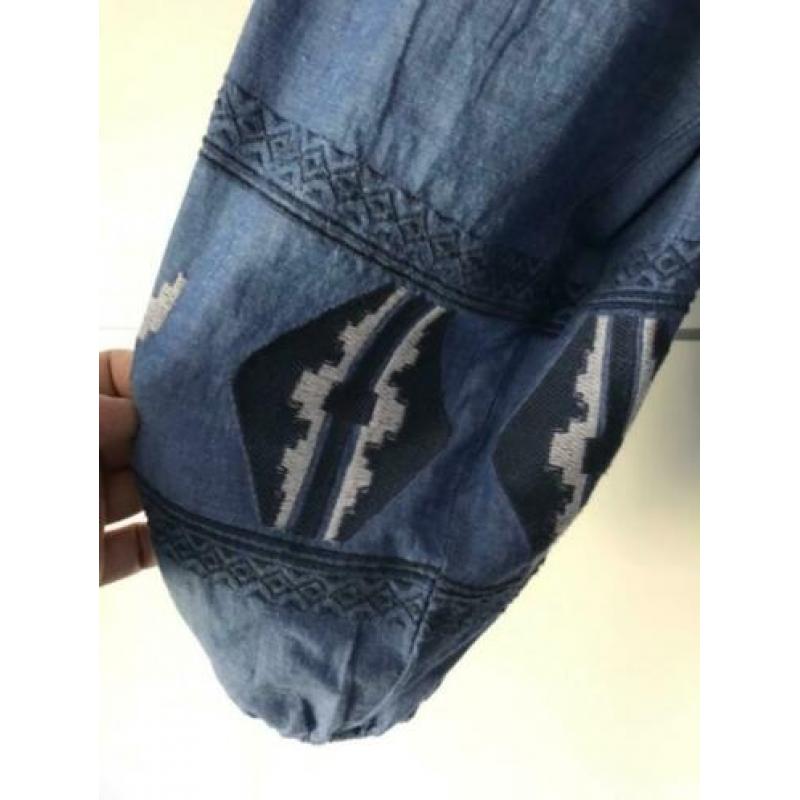 Sheego Plus geborduurde blouse