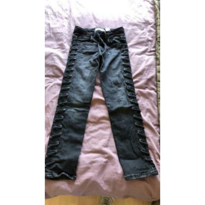 Spijkerbroek mango zwart 34