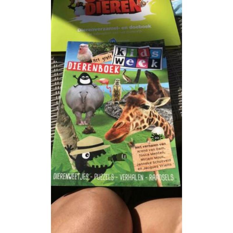 Het grote dierenboek kidsweek,super dieren map incl kaart