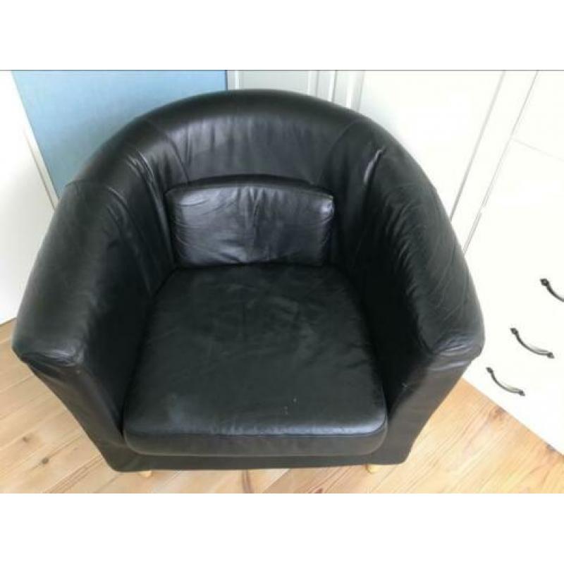 Ikea tullstra ledere fauteuils 2 stuk