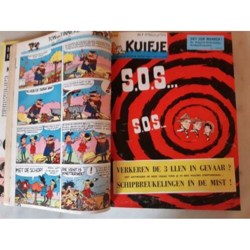 Kuifje weekblad bundel nr 66 , Vlaams , 1963 , kompleet!