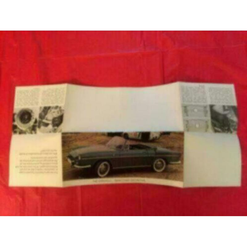 1965 Renault Caravelle Brochure USA