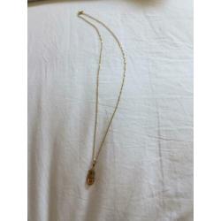 gouden wokkel ketting 50cm anna+nina