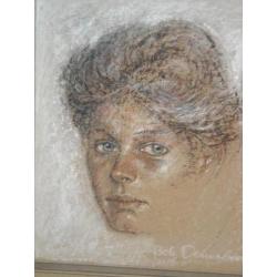 Tekening Bob Denneboom ( portret vrouw)