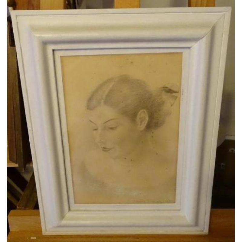Portret -- Laurens Tuynman (1901-1982) (+ gratis etsje)