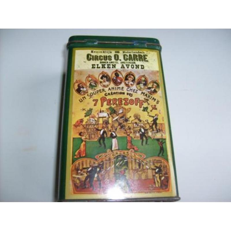 ZELDZAAM antiek blik CIRCUS Oscar CARRE amsterdam tr curiosa
