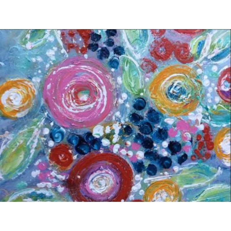 Abstract langwerpig kunst