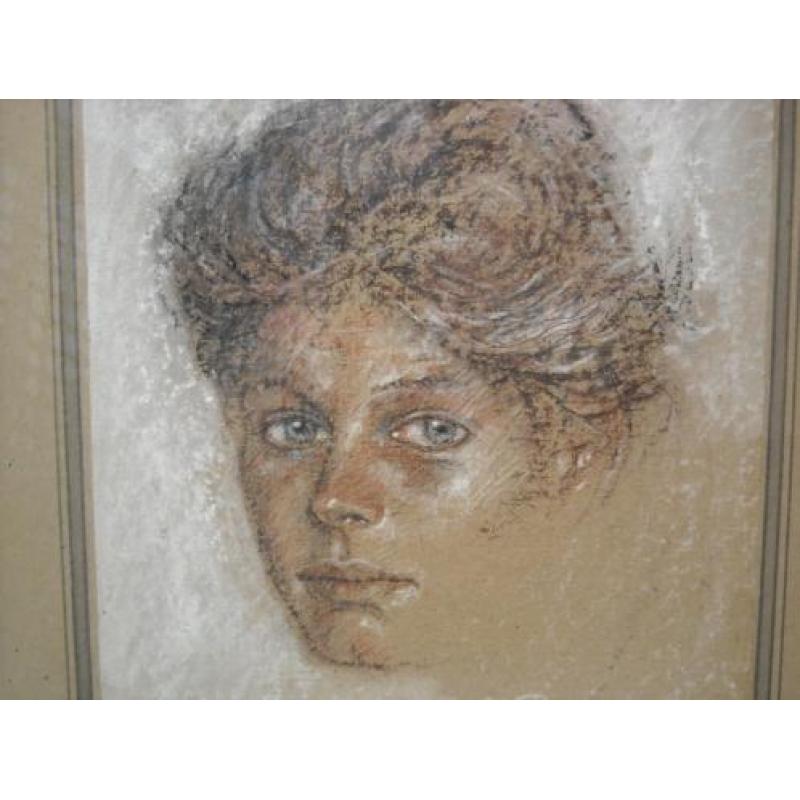 Tekening Bob Denneboom ( portret vrouw)