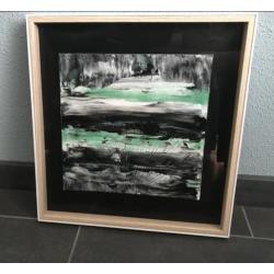 Originele abstracte schilderijen in felle kleuren