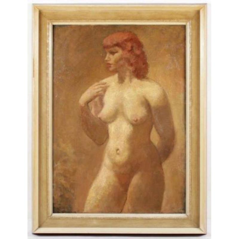 =Jacques van Melkebeke 1904-1983=BELGISCH==roodharig naakt=
