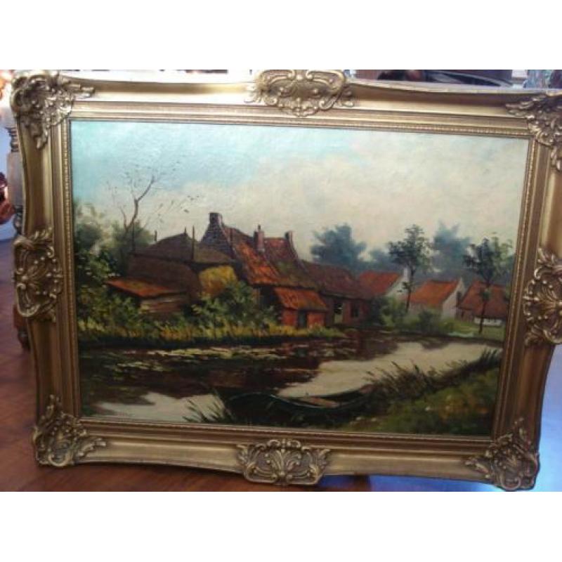 Antiek landelijk schilderij (Jos Bongers)