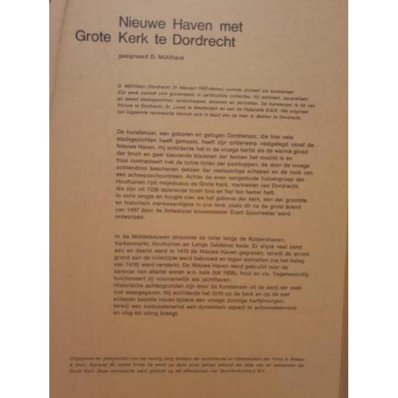 Daniel Mühlhaus - Nieuwe Haven met Grote Kerk te Dordrecht