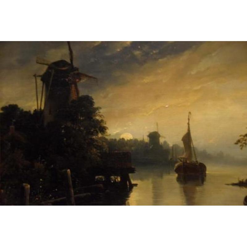 Desiré Donny ( Bruges 1798 1861 Brussel ), olieverf op pan