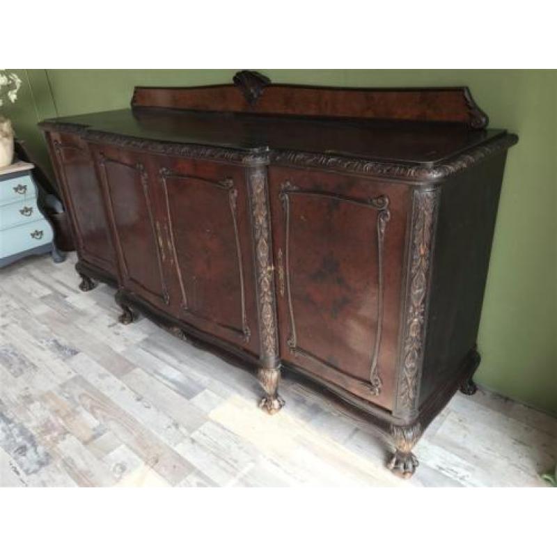 2876~Franse, Queen Ann dressoir om zelf te RESTYLEN