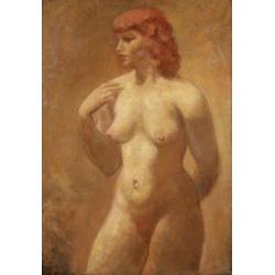 =Jacques van Melkebeke 1904-1983=BELGISCH==roodharig naakt=