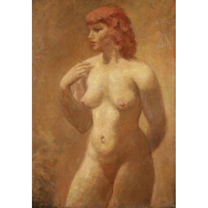 =Jacques van Melkebeke 1904-1983=BELGISCH==roodharig naakt=