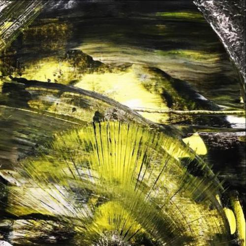 Originele abstracte schilderijen in felle kleuren