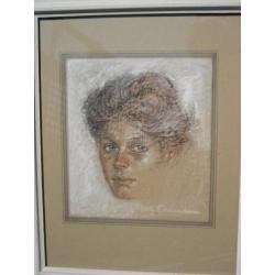 Tekening Bob Denneboom ( portret vrouw)