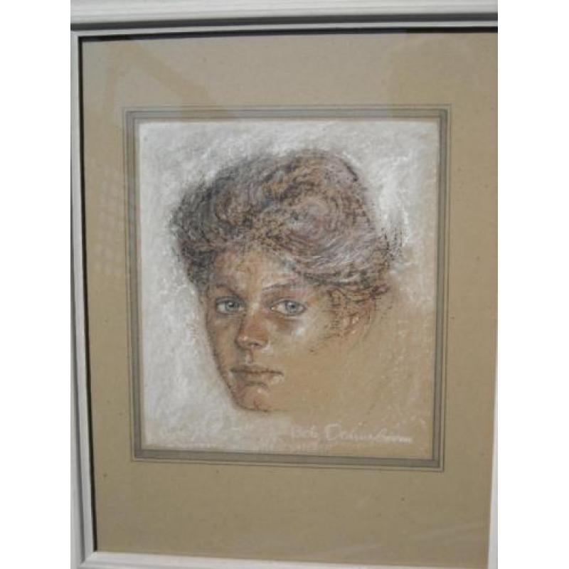 Tekening Bob Denneboom ( portret vrouw)