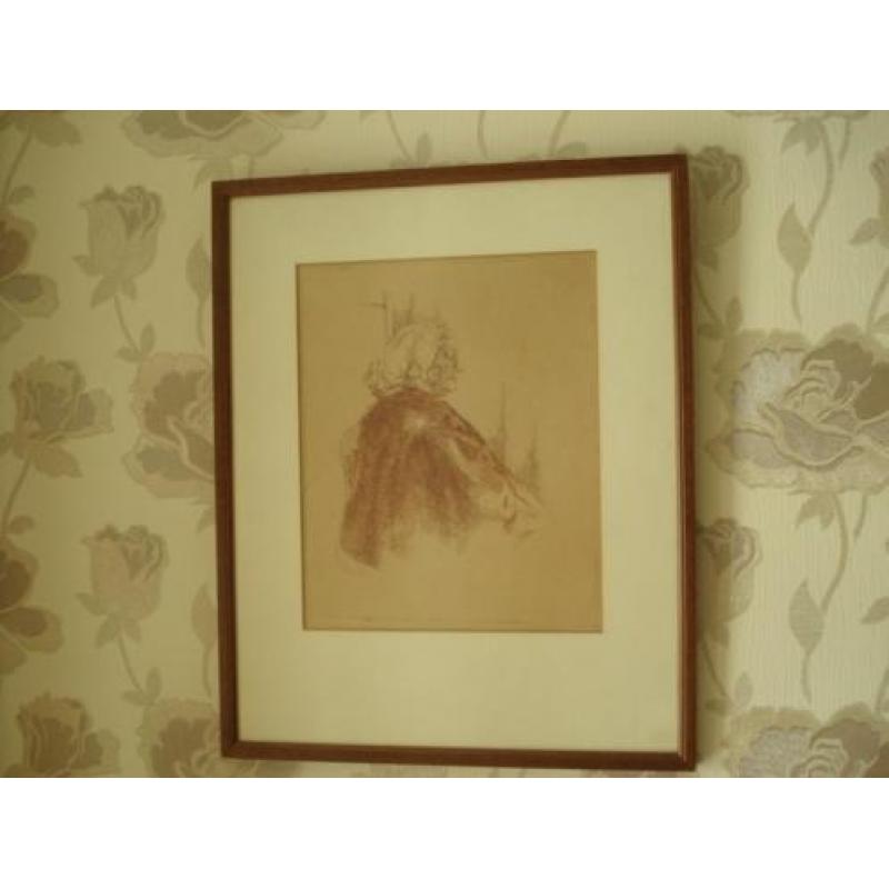 Abstracte Aquarel R.H.R. '44.