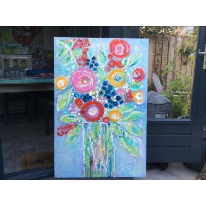 Abstract langwerpig kunst
