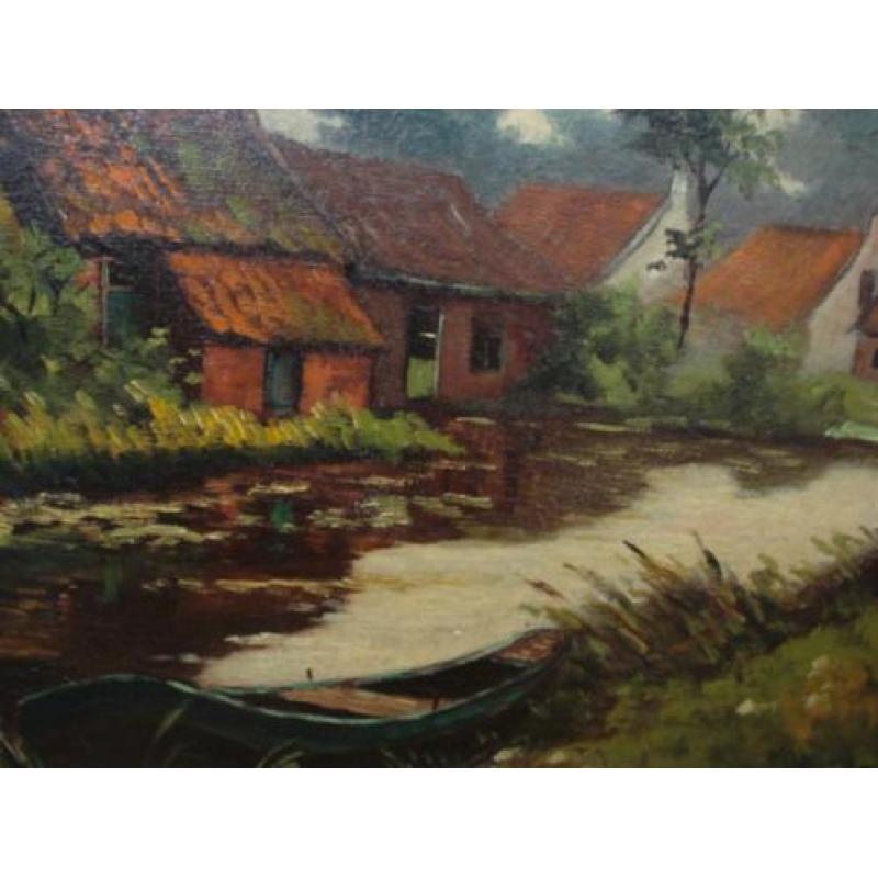 Antiek landelijk schilderij (Jos Bongers)