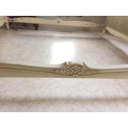 Brocante antiek bed ombouw
