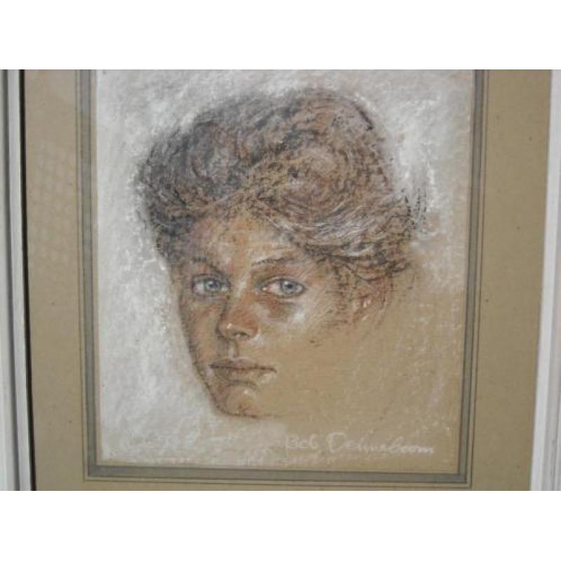 Tekening Bob Denneboom ( portret vrouw)