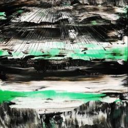 Originele abstracte schilderijen in felle kleuren