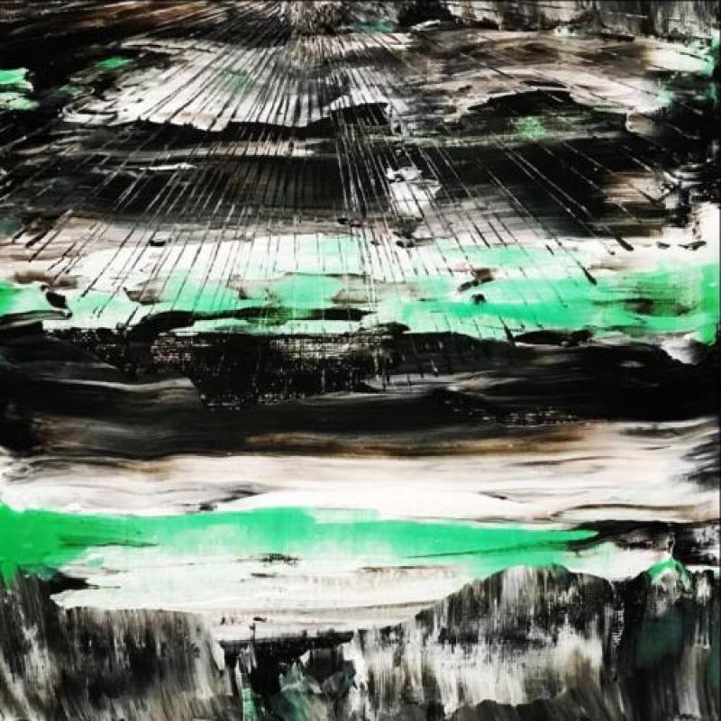 Originele abstracte schilderijen in felle kleuren