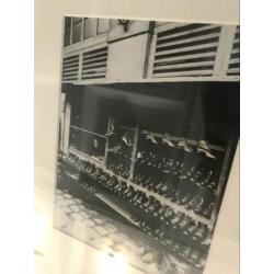 9 ingelijste vintage fotos
