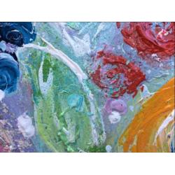 Abstract langwerpig kunst