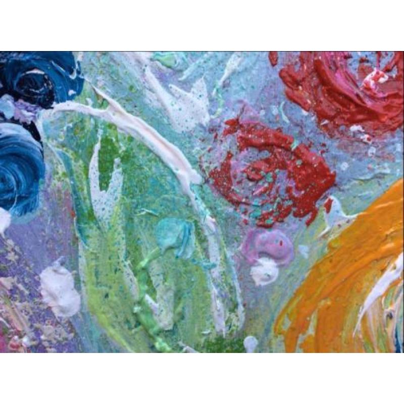 Abstract langwerpig kunst