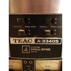 Teac Bandrecorder A-3340S 4 channel simul-Sync stereo