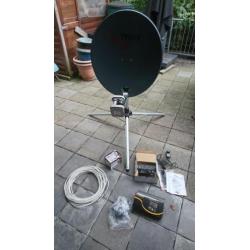 ZGAN Schotel antenne voor op de camping of boot te koop!