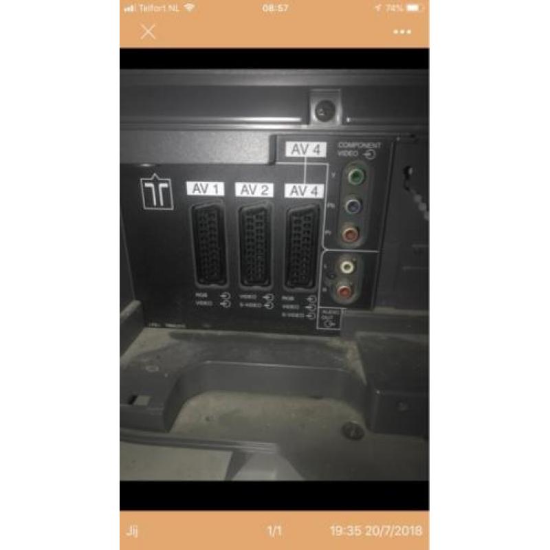 Een Panasonic TV met afstand DVD te koop