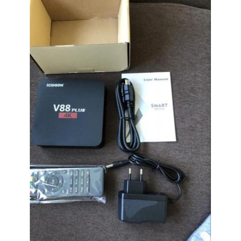 X96 en V88 plus Android box met geoptimaliseerde Kodi