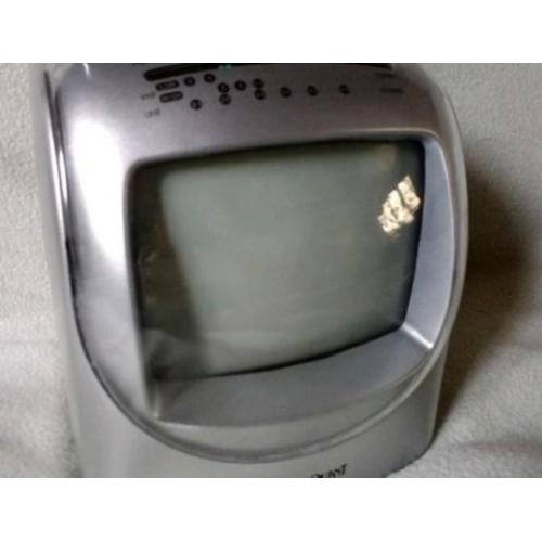 Mini TV met radio (zwart /wit) voor bewakingscamera