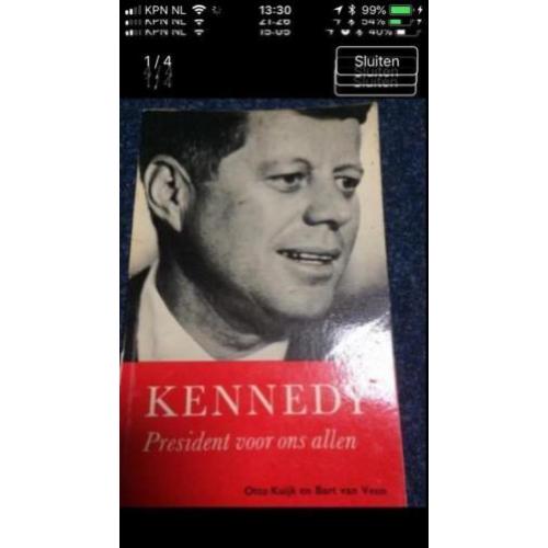 Kennedy boek president van Amerika jaren 50 60