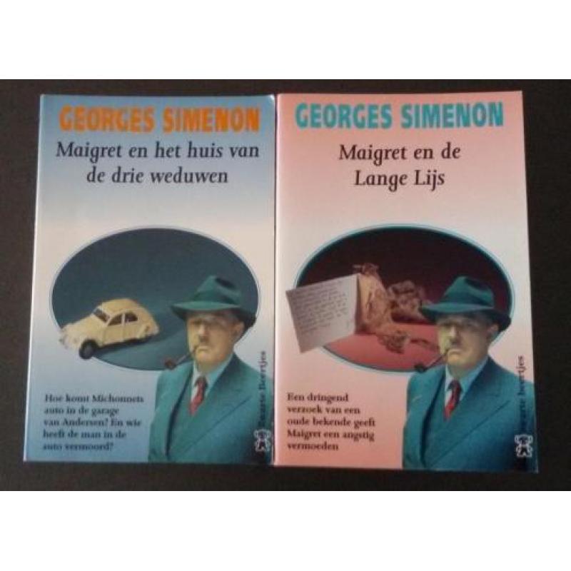 5 boeken van Georges Simenon over Maigret
