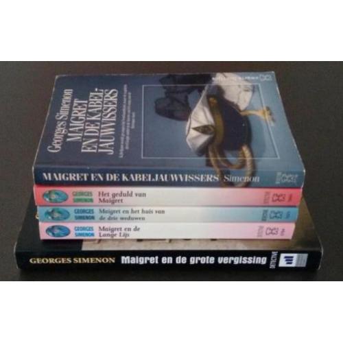 5 boeken van Georges Simenon over Maigret