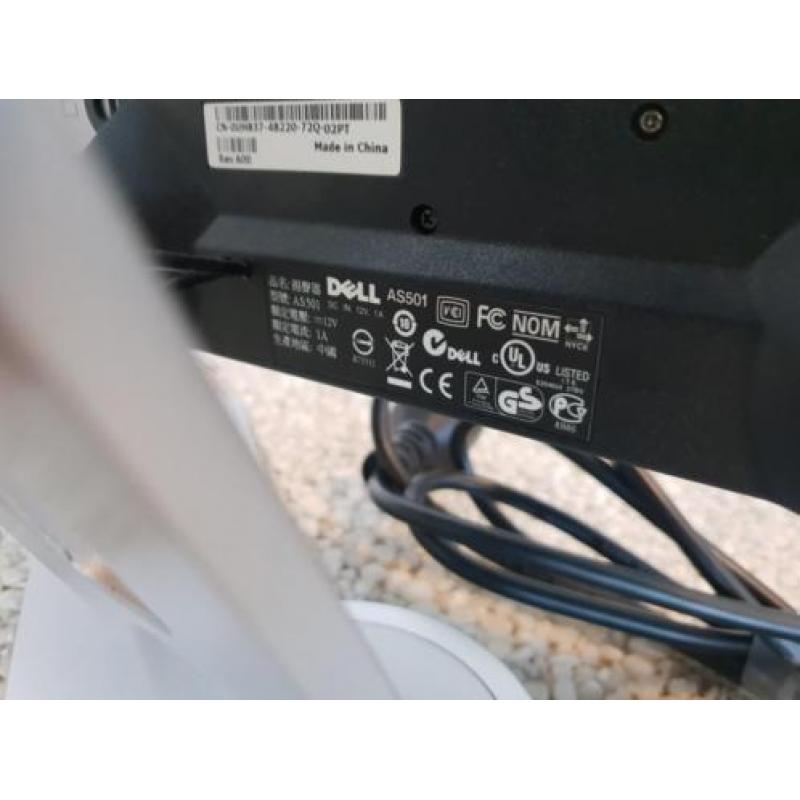6 x 24 inch Dell flatpanel beeldscherm met soundbar AS501