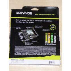 Griffin Survivor Apple iPad 2/3/4 hoes rood-zwart