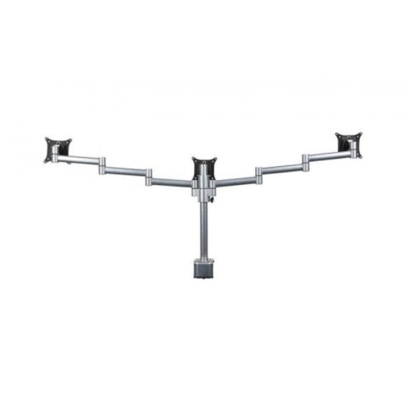Monitorarm Bsky Tripple - zilver