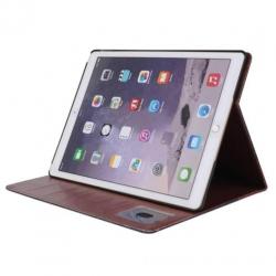 Walletstijl hoes grijs bruin voor iPad Pro 12.9 inch