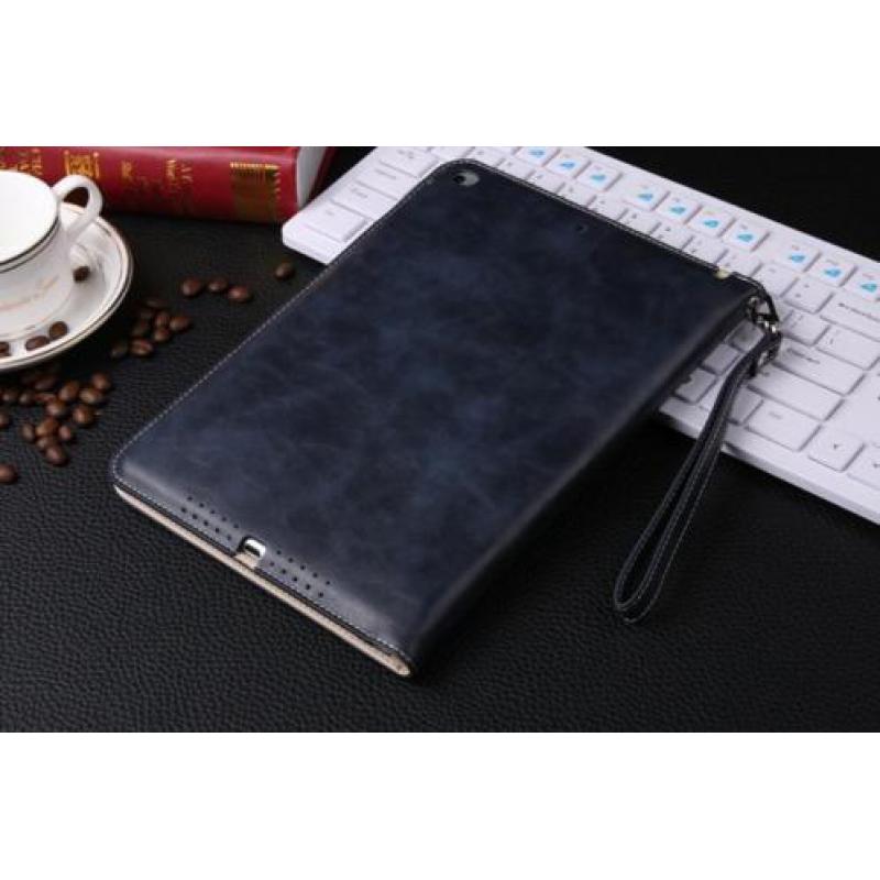 Luxe Smart Hoes voor iPad Mini 1/2/3 _ Donkerblauw