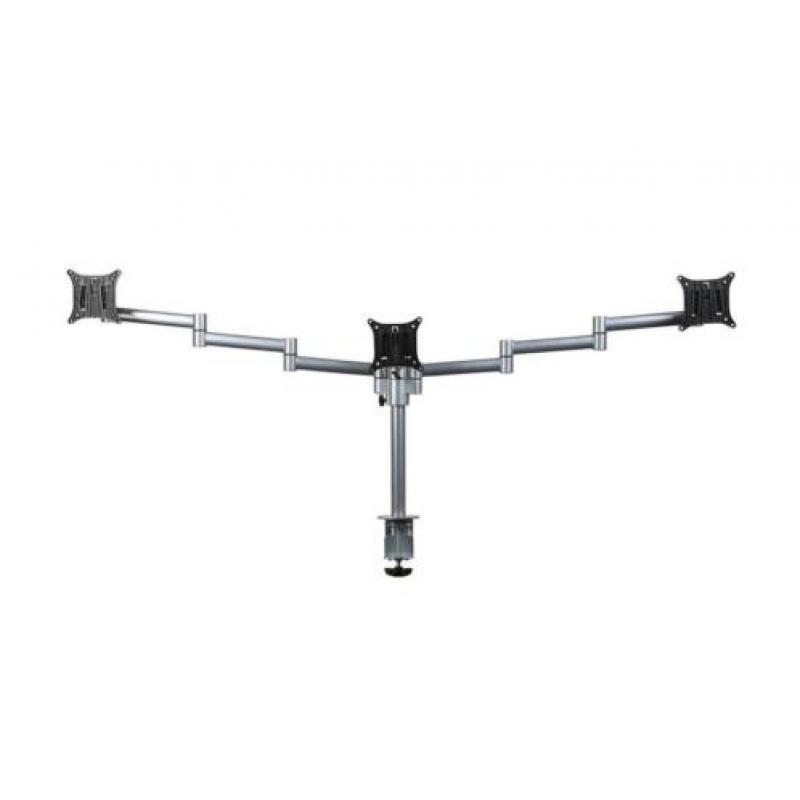 Monitorarm Bsky Tripple - zilver