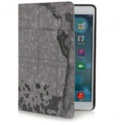 Grijze Map Landkaart iPad 5 Air Hoes Case Cover